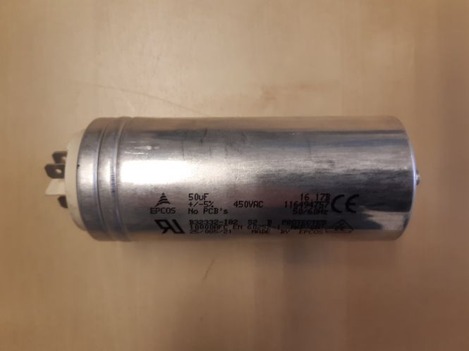 Hovedbilde Varmepumpe HPRAE30 - Kondensator 50uF (44)        ...