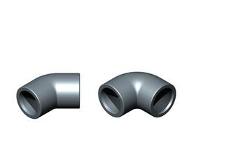 Hovedbilde PVC Bend 45 - 90°