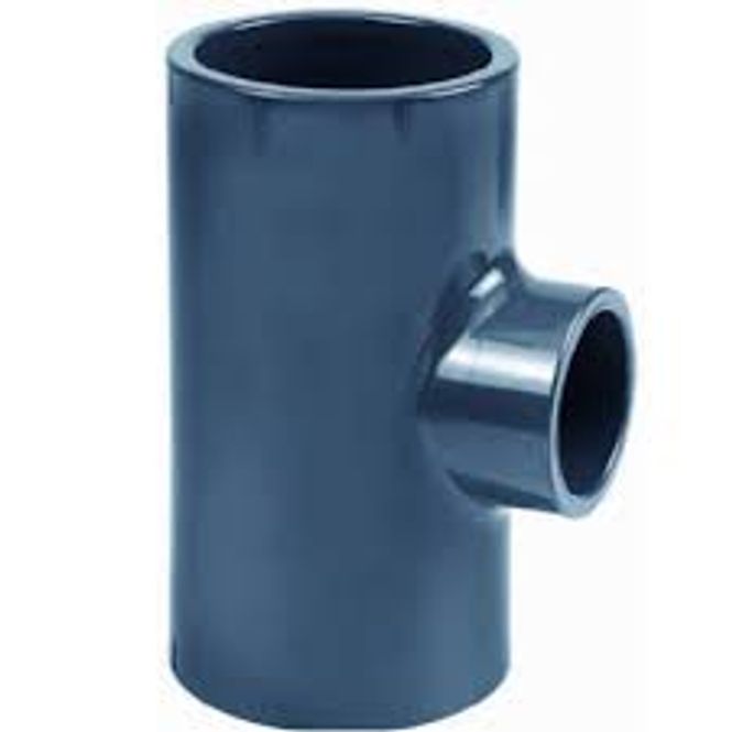 Hovedbilde PVC T-Skjøt Red. ø110 x 63mm  LIM     