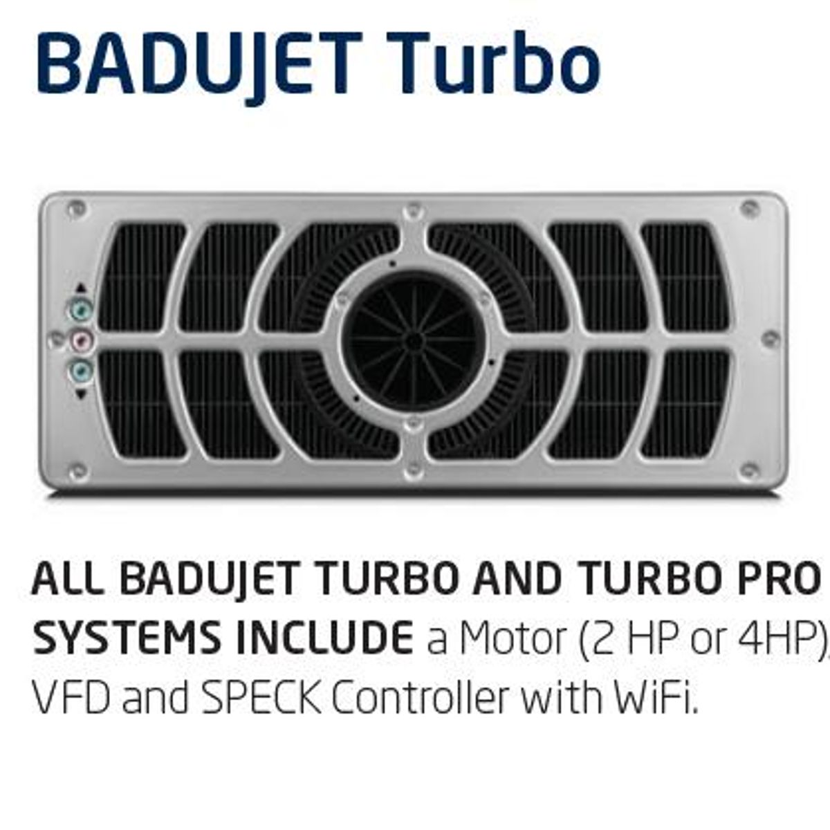 Motstrøm BaduJet Turbo (krever ingen rørsystem)