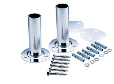 Bassengstige Festebrakett 43mm AISI-316, 2 stk
