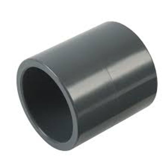 Hovedbilde PVC Rett Skjøt Ø75MM