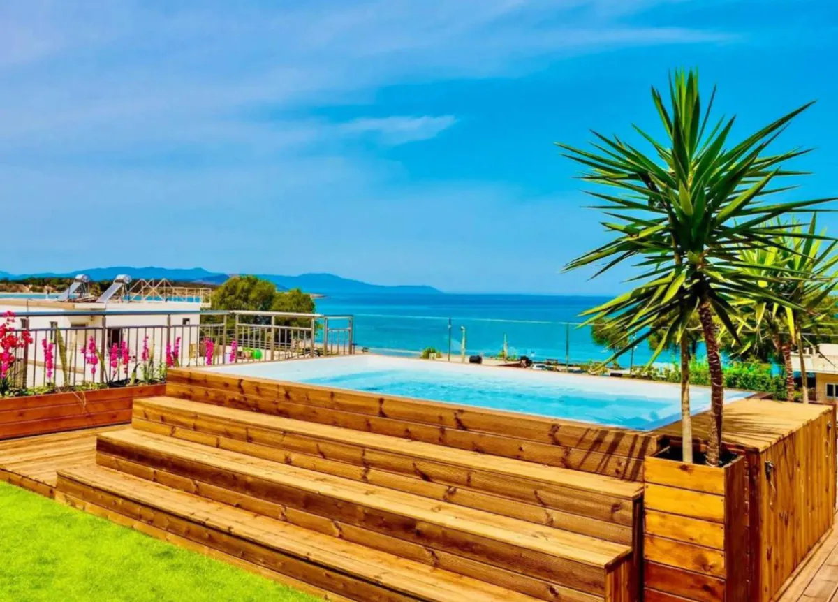 GJ Glassfiberbasseng Thalia 3.9x2.1M H=0.8M