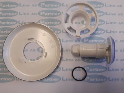 Frontplate for LED LumiPlus FlexiMini montert i Nisje