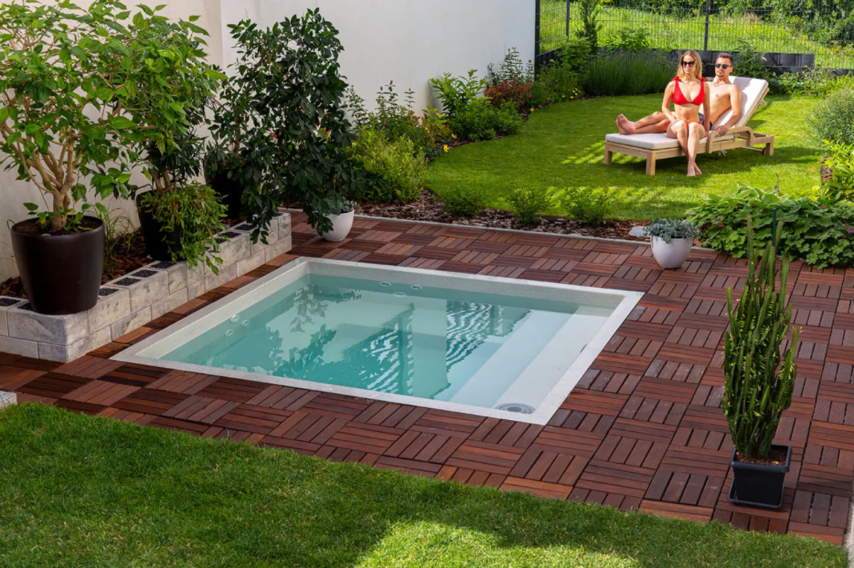 GJ Glassfiberbasseng Thalia 2.5x2.1M H=0.8M