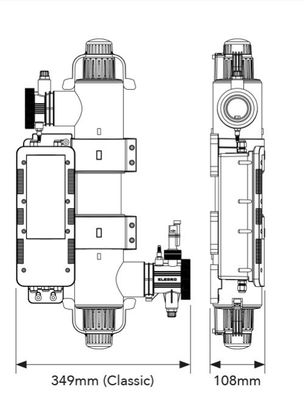 UV 30m3 Elecro Classic HR-UVC vanndesinfeksjon system